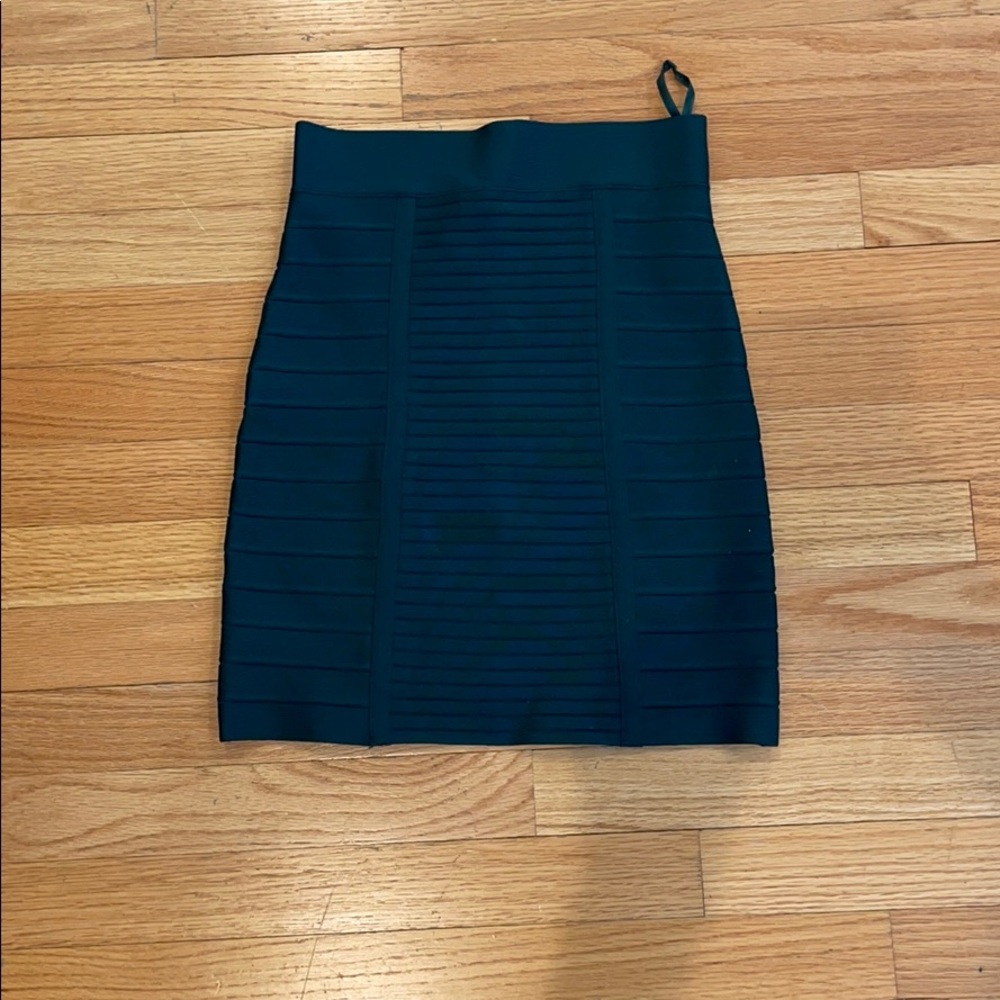 Emerald green skirt
